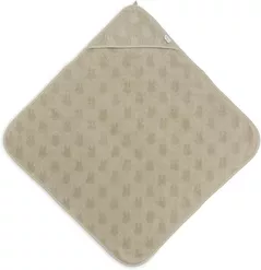 Accesoriu pentru baie Jollein 534-514-67087 Prosop cu gluga Terry Miffy Jacquard Olive Green, 75x75 cm