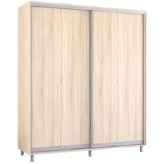 Dulap Mobildor-Lux Aron cu uși glisante (230x60x240H cm) Sonoma