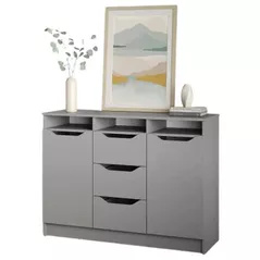 Comodă MebelStar 1200 LILU 121x40x89 Grey (MBS-1335)