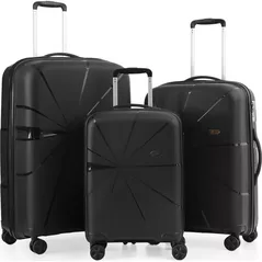 Чемодан CCS 5264 Set Black