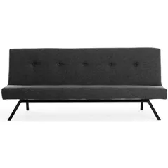 Canapea Trendy Zola Gri inchis, extensibila (3 locuri)
