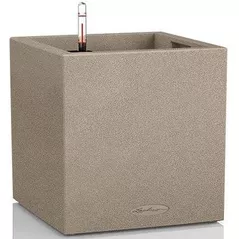 Цветочный горшок Lechuza Canto Stone 30 Low, Sandy Beige