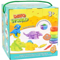 Набор для творчества Strateg 57994 Dino World, Мистер тесто, 22buc