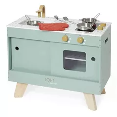 Bucătărie și veselă de jucărie Janod J06556 Kitchen Loft Playset