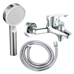 Baterie pentru cadă Hydro S Aquafix - 156, crom, cu para si furtun