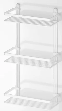 Полка для ванной Teknotel ES065 Raft de baie, metal alb