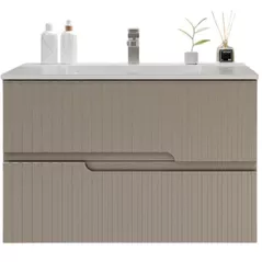 Dulap pentru lavoar Bayro suspendat Santos Allegro 600 Gri ​​Deschis