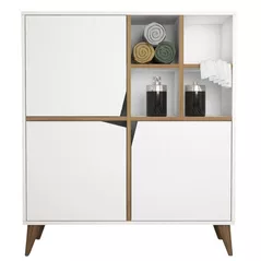 Комод Trendy Puls-Alb, Nuc 100x115x30cm, multifunctionala (GTR006625)
