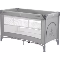 Țarc Kikka Boo 31003010104 Patut pliabil cu 2 niveluri So Gifted Grey