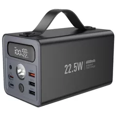 Acumulator extern USB (Powerbank) Hoco J138 Distant 22.5W+PD20W+DC12V Black