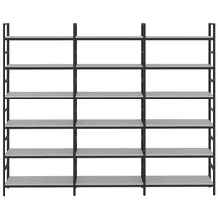 Офисный стеллаж Deco Raft arhiva modular M3 cu 6 nivele 294x34xH210cm