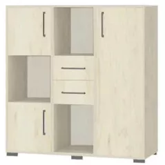 Dulap de birou Tisam Dulap jos cu 3 uși și 2 sertare, 1059x405x1087 mm (6612)
