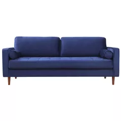 Canapea Trendy Roma Albastru Marin, 90x70x215cm (3 locuri)