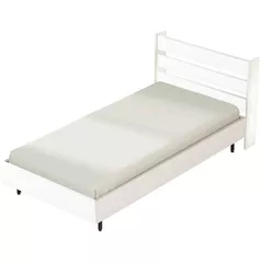 Кровать детская Trendy On13-W-100x200cm, Alb