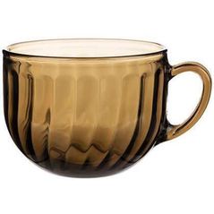 Cană Glass Ink 46526 Чашка для супа стеклянная 670ml Elica