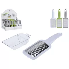 Терка кухонная Excellent Houseware 46969 23.5сm, ручка/контейнер, нерж/пласт