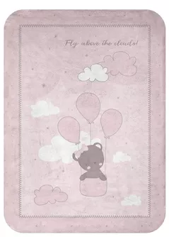 Детское постельное белье Kikka Boo 31103020159 Paturica super moale Dream Big Pink, 80/110 cm