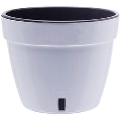 Ghiveci pentru flori Santino Asti (18.0L, Alb/Negru)