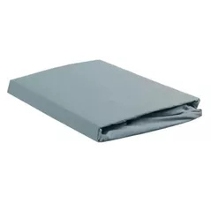 Lenjerie de pat Ambiante Collection 223173 Cotton Uni HL 90x200 Blue