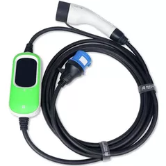 Зарядная станция Rheidon Tech PC100-7K2, încărcător portabil p/u mașini electrice Type 2, 7.2 kW, 32A, 230V (Monofazat)