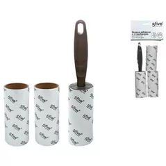 Mop și perie 5five 49875 Щетка для одежды роликовая 21cm, 2 запаски х 10листов