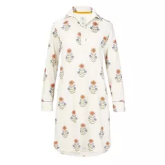 Домашний текстиль Pip Studio 51.503.687 Daaltje Long Sleeve Nightdress Tanaka White XL White