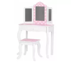 Set de mobilier pentru copii Chipolino DIWH02501321 столик со стульчиком Cpink Dots