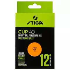 Теннисный инвентарь Stiga 53945 Table Tennis Ball Cup. 1110-2510-12 Orange (12-pack)