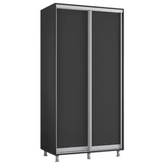 Dulap Mobildor-Lux Aron-P uși glisante din PAL (100x60x220H cm) Anthracite