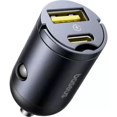 Зарядное устройство для автомобиля Baseus C00035001121-02 1*Type-C 30W, Tiny Star Series, Black