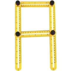 Линейка Topmaster TM-281203 линейка 25см, сегментированная, 4 разными углами, пластик