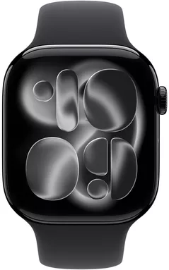 Смарт часы Apple Watch Series 11 GPS 42mm Jet Black Aluminium Case with Black Sport Band - S/M MEQT4ET/A