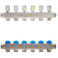 Set distribuitor Innofloor Set Distribuitor inox INNOFLOW-M 1'' 16C cu debitmetre INFLW-15