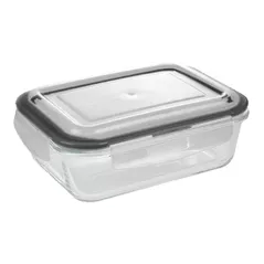 Контейнер для хранения пищи Axentia 137263 Vas din sticla 600ml cu capac din silicon