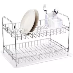 Uscator pentru vase Teknotel KB007c Scurgator vase 48x33x32cm, metal chrom