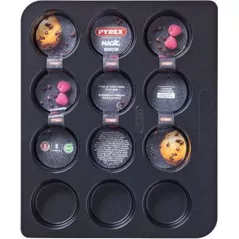 Форма для выпечки Pyrex MG12BU6 Magic multi chek 12buc