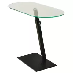 Журнальный столик Trendy Ovale Lungo, Negru 70x75x35cm
