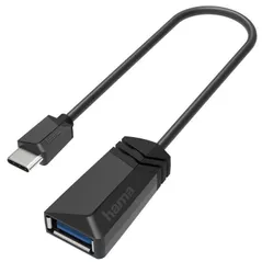 Адаптер для мобильных устройств Hama 200312 OTG USB-C Plug - USB Socket, USB 3.2 Gen 1,5 Gbit/s