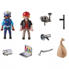 Конструктор Playmobil PM70498 Starter Pack Police Station