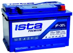 Автомобильный аккумулятор Ista Premium 77AH A760 (276*175*190)