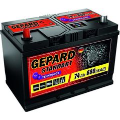 Acumulator auto Gepard Standart 74 AH 680A (277x175x191)