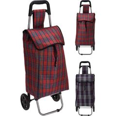 Сумка на колёсах Promstore 48419 клетчатый, 30 кг, 95X35X28 см