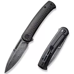 Нож походный Civivi C21025B-DS1 Cetos, mâner carbon fiber+inox, Frame Lock