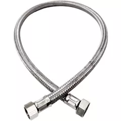 Шланг Remer 39034 гибкая антивибрационная заглушка, длина 1 м, D. 1/2" х 3/8" FI/FI, нержавеющая сталь, арт. 100