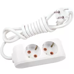 Prelungitor electric Viko 114203 2 гнезда c/з 3м (16A)