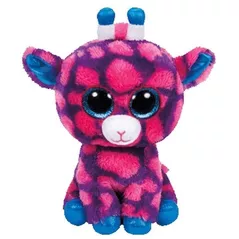 Jucărie de pluș TY TY36824 Sky High pink giraffe 24cm