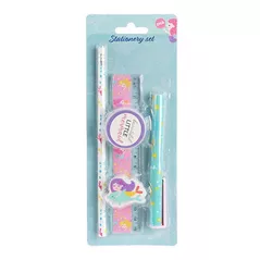 Письменные принадлежности Promstore 47969 Набор канцелярских принадлежностей 5ед Русалка