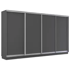 Шкаф Mobildor-Lux Fox uși glisante din PAL (370x60x230H cm) Anthracite