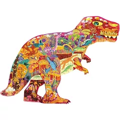 Головоломка Mideer MD3083 Puzzle cu formă neobișnuită Lumea dinozaurilor, 280 elem.