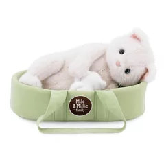 Jucărie de pluș Orange Toys MK3000/40 Milo&Millie, Millie the White Cat 40cm